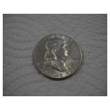 1963 (D) FRANKLIN SILVER HALF DOLLAR