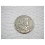 1963 (D) FRANKLIN SILVER HALF DOLLAR