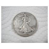 1942 WALKING LIBERTY SILVER HALF DOLLAR