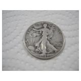 1942 WALKING LIBERTY SILVER HALF DOLLAR