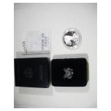 1996 1OZ SILVER LIBERTY DOLLAR AMERICAN EAGLE