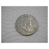 1963 (D) FRANKLIN SILVER HALF DOLLAR