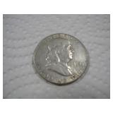 1962 (D) FRANKLIN SILVER HALF DOLLAR
