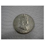1962 (D) FRANKLIN SILVER HALF DOLLAR