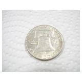 1962 (D) FRANKLIN SILVER HALF DOLLAR