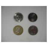 (4) EISENHOWER DOLLARS