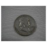 1952 (D) FRANKLIN SILVER HALF DOLLAR