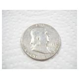 1952 FRANKLIN SILVER HALF DOLLAR