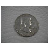 1952 FRANKLIN SILVER HALF DOLLAR