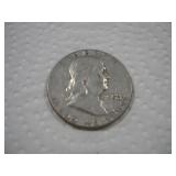 1952 FRANKLIN SILVER HALF DOLLAR
