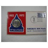 1972 (D) EISENHOWER DOLLAR--