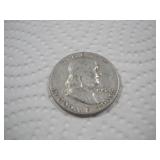 1954 FRANKLIN SILVER HALF DOLLAR