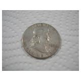 1954 FRANKLIN SILVER HALF DOLLAR