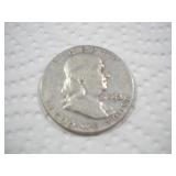 1954 FRANKLIN SILVER HALF DOLLAR
