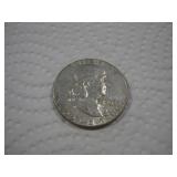 1962 FRANKLIN SILVER HALF DOLLAR