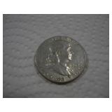 1962 FRANKLIN SILVER HALF DOLLAR
