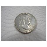 1962 (D) FRANKLIN SILVER HALF DOLLAR
