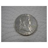 1962 FRANKLIN SILVER HALF DOLLAR
