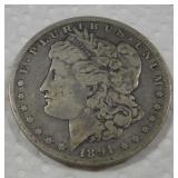 1891 (O) MORGAN SILVER DOLLAR