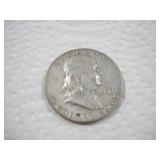 1952 (D) FRANKLIN SILVER HALF DOLLAR