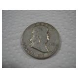1952 (S) FRANKLIN SILVER HALF DOLLAR