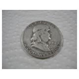 1951 (D) FRANKLIN SILVER HALF DOLLAR