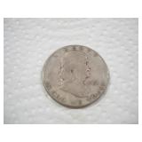 1951 FRANKLIN SILVER HALF DOLLAR