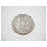 1951 FRANKLIN SILVER HALF DOLLAR