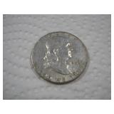 1962 (D) FRANKLIN SILVER HALF DOLLAR