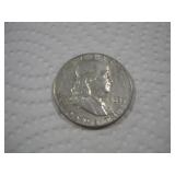1962 (D) FRANKLIN SILVER HALF DOLLAR