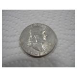 1961 (D) FRANKLIN SILVER HALF DOLLAR