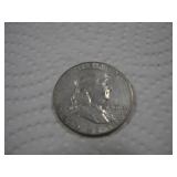 1961 FRANKLIN SILVER HALF DOLLAR