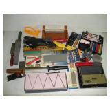 KNIFE SHARPENING STONES, BLOCKS & TOOLS