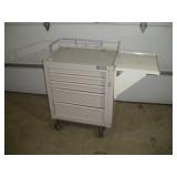 ERC-5 5 DRAWER METAL TOOL CART