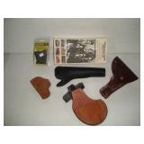 ASSORTED PISTOL HOLSTERS - -