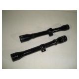 (2) 4X32 RIFLE SCOPES