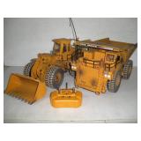 RC LOADER AND DUMP TRUCK W/ 1 REMOTE