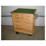 MAPLE 7 DRAWER MACHINIST ROLLING TOOL CHEST