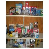 ASSORTED LIGHT BULBS CONTENTS OF SHELVES