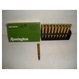 (20) REMINGTON 375 H&H MAGNUM CARTRIDGES - -