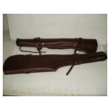 LEATHER RIFLE SADDLE HOLSTERS