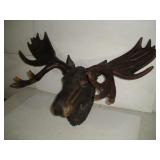 RESIN MOOSE HEAD 38X27X16