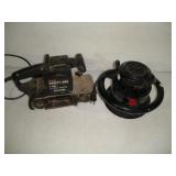 3IN CRAFTSMAN BELT SANDER AND 8IN BUFFER