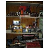 AUTOMOTVE PARTS CONTENTS OF SHELVES