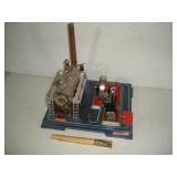 VINTAGE WILESCO WORKING TOY STEAM ENGINE