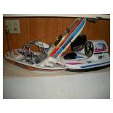 RC BOATS - (1) W/ CONTROLLER - -