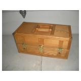 19 IN OAK TOOLBOX