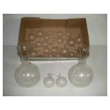 VINTAGE GLASS CHEMISTRY BEAKERS