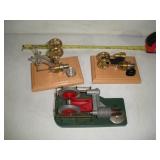 (3) CANDLE FLAME POWERED ENGINE MODELS