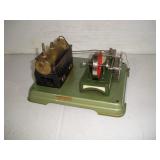 VINTAGE FLEISCHMANN WORKING TOY STEAM ENGINE - -